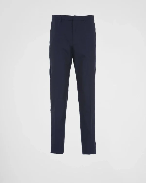 Trousers And Bermudas*Prada Cotton pants Navy