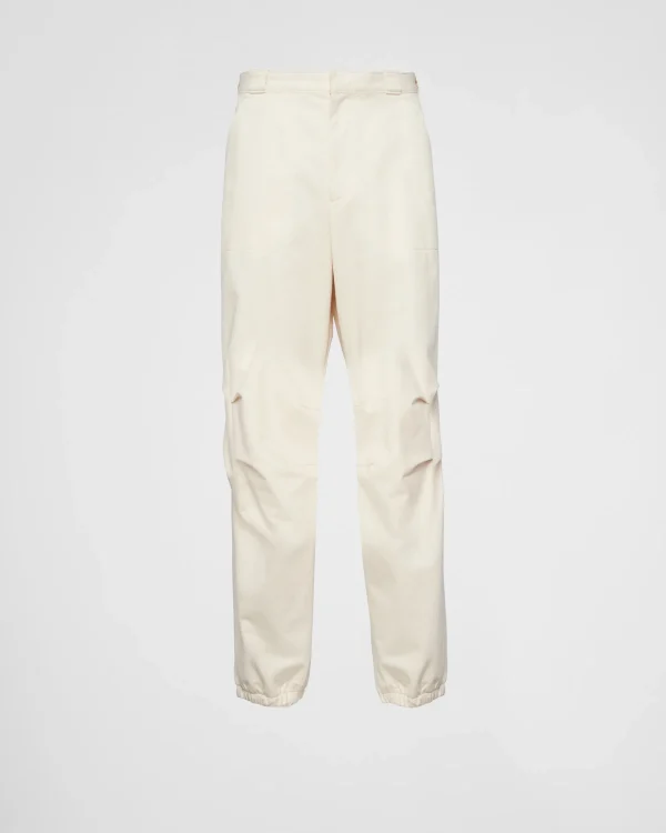 Trousers And Bermudas*Prada Cotton pants Natural