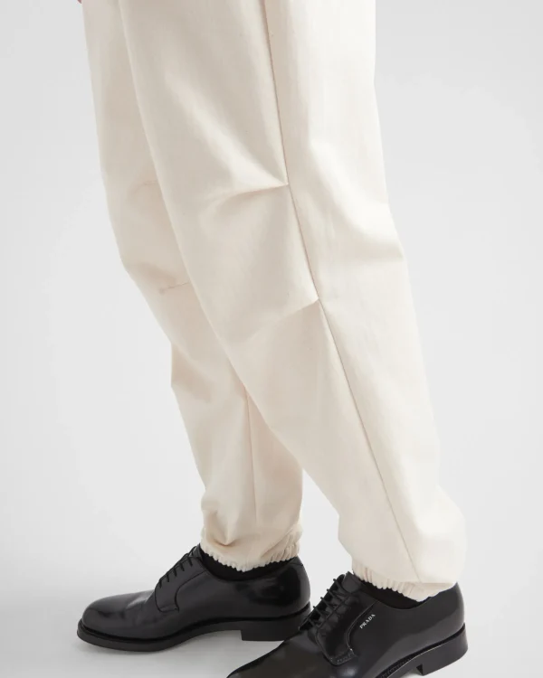 Trousers And Bermudas*Prada Cotton pants Natural