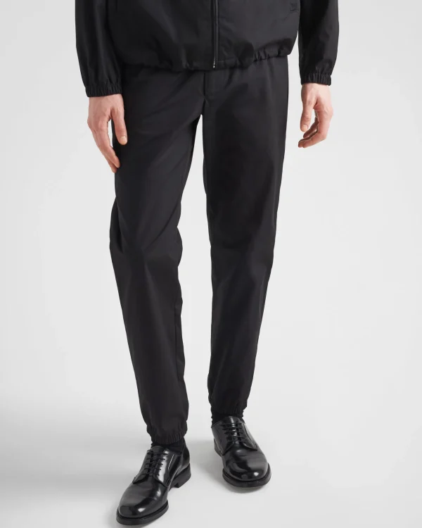 Trousers And Bermudas*Prada Cotton pants Black