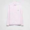 Shirts*Prada Cotton shirt Pink