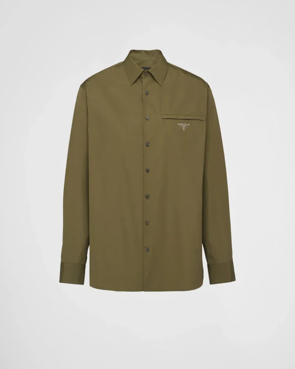 Shirts*Prada Cotton shirt Militarygreen