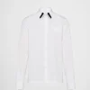 Shirts*Prada Cotton shirt White/black