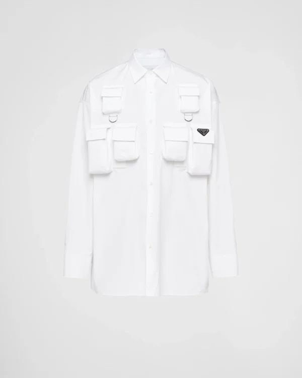 Shirts*Prada Cotton shirt White