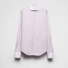 Shirts*Prada Cotton shirt Lilac/white