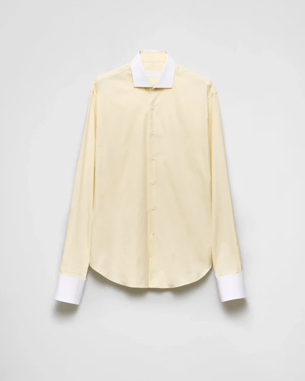 Shirts*Prada Cotton shirt Cream/white