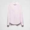 Shirts*Prada Cotton shirt Pink/white