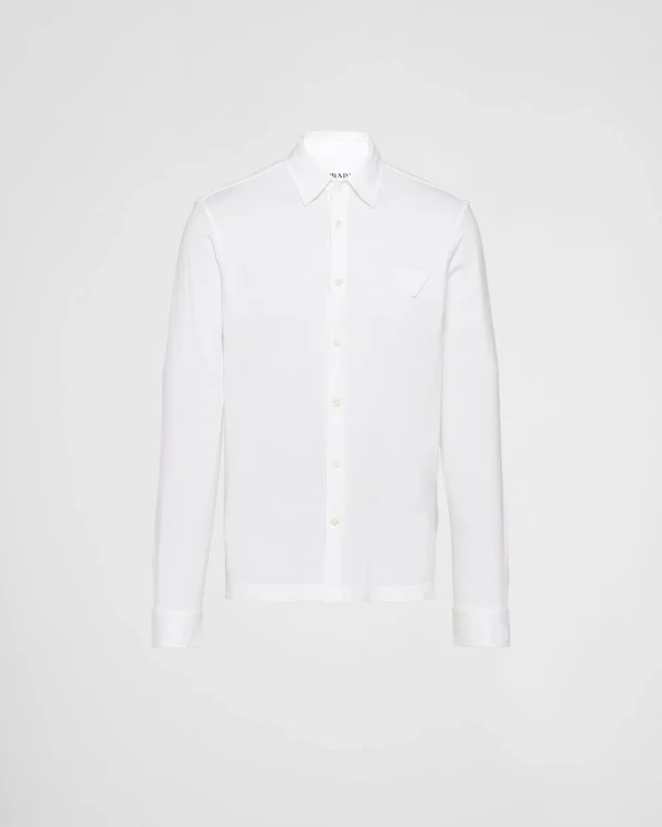 Shirts*Prada Cotton shirt White