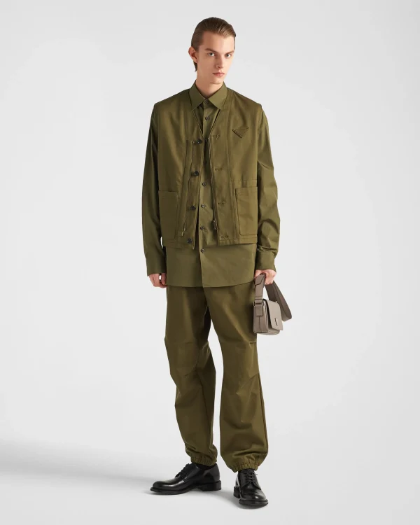 Shirts*Prada Cotton shirt Militarygreen