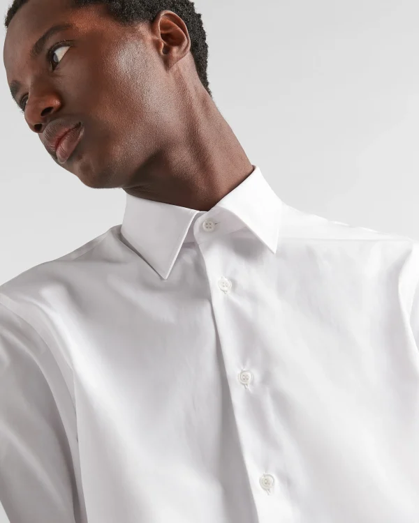 Shirts*Prada Cotton shirt White