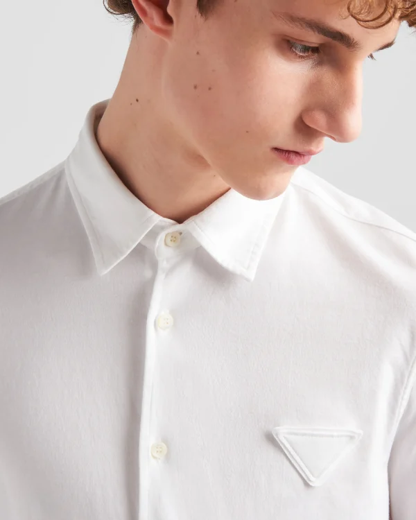 Shirts*Prada Cotton shirt White