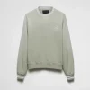 Jogging Suits And Sweatshirts*Prada Cotton sweatshirt Agavegreen