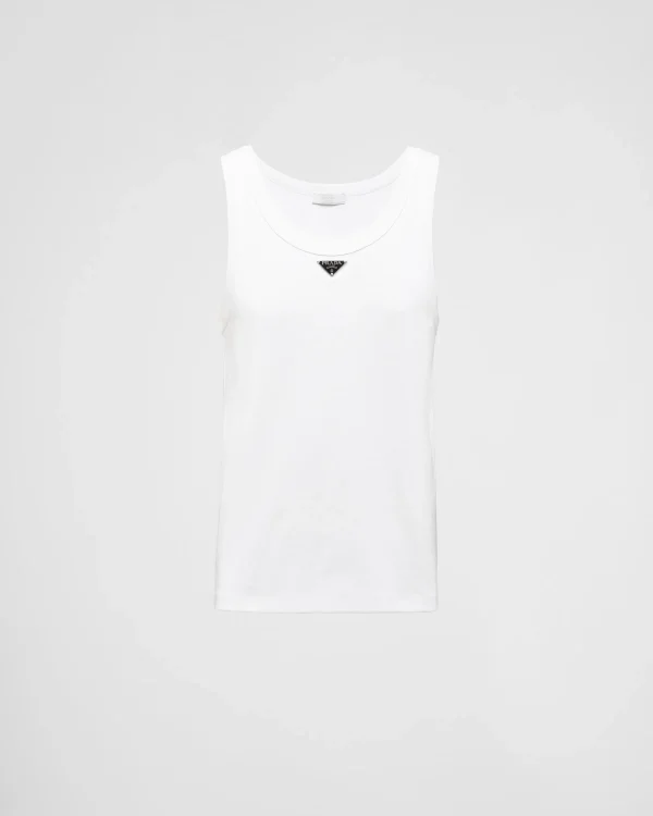 T-shirts And Polo Shirts*Prada Cotton tank top White