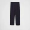 Trousers And Bermudas*Prada Cotton trousers Blue