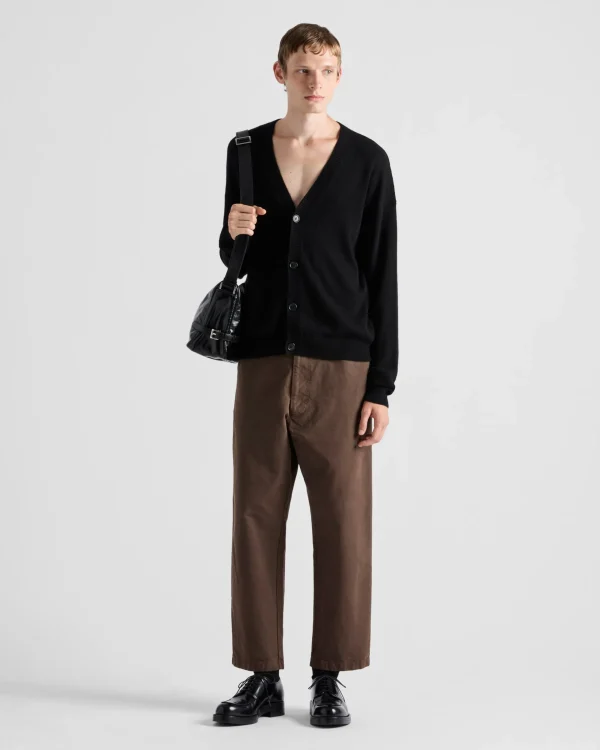 Trousers And Bermudas*Prada Cotton trousers Brown