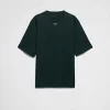 T-shirts And Polo Shirts*Prada Cotton T-shirt Bottlegreen