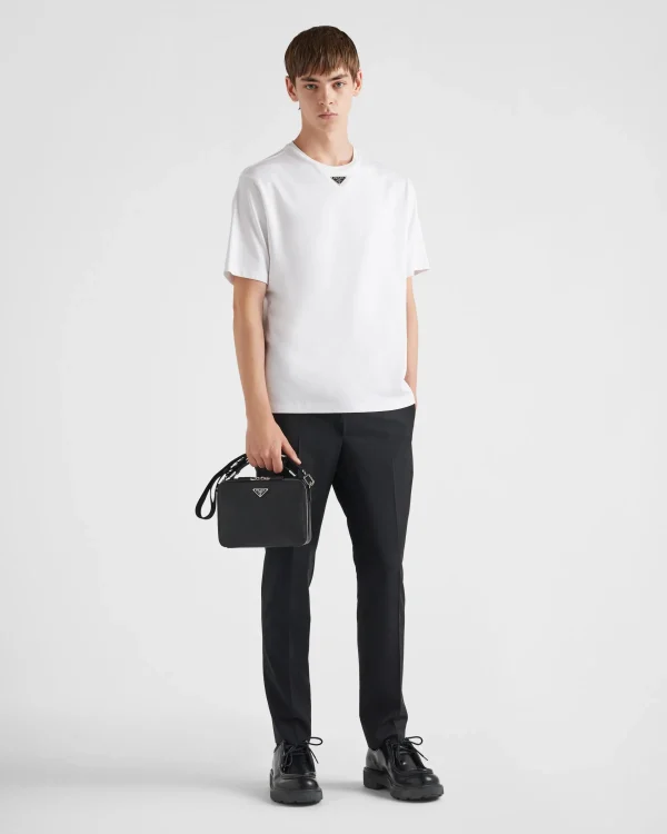 T-shirts And Polo Shirts*Prada Cotton T-shirt White