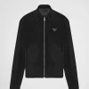 Jackets And Coats*Prada Cotton velvet blouson jacket Black