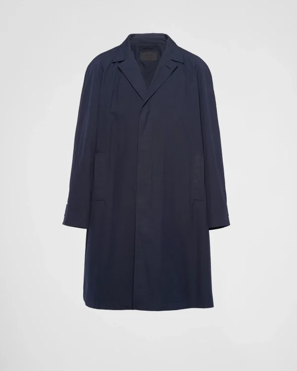 Jackets And Coats*Prada Cotton-blend overcoat Navy