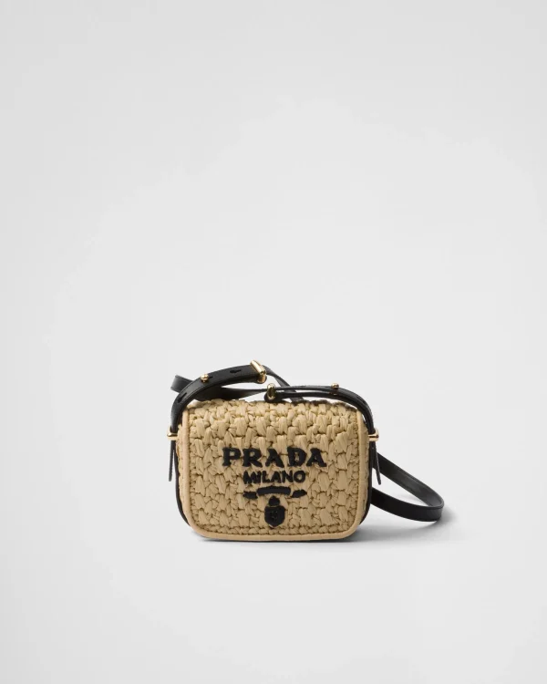 Shoulder Bags | Shoulder Bags*Prada Crochet and leather shoulder bag Tan/black