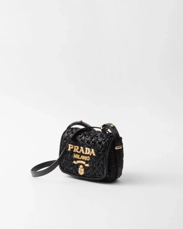 Shoulder Bags | Shoulder Bags*Prada Crochet and leather shoulder bag Black