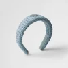 Headbands And Hair Accessories*Prada Crochet headband Skyblue