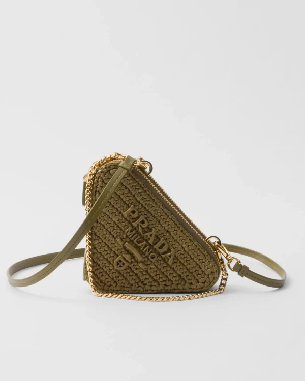 Mini Bags | Mini Bags*Prada Crochet mini-pouch Olivegreen