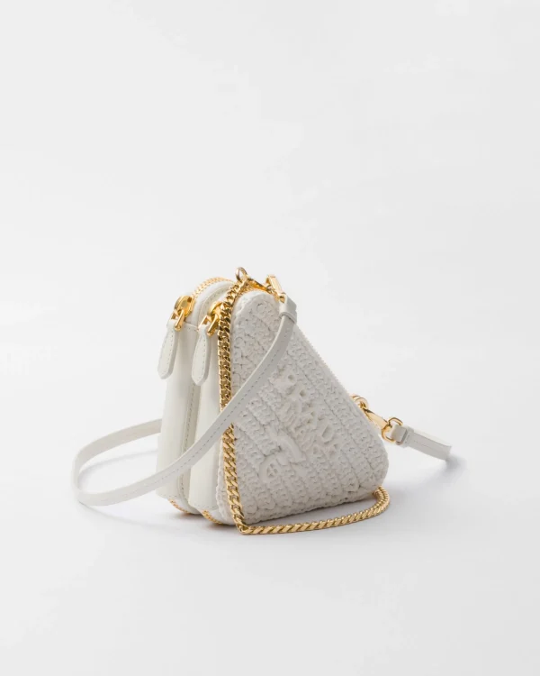 Mini Bags | Mini Bags*Prada Crochet mini-pouch White