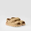 Sandals*Prada Crochet sandals Natural