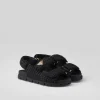 Sandals*Prada Crochet sandals Black