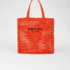 Totes | Totes*Prada Crochet tote bag Orange