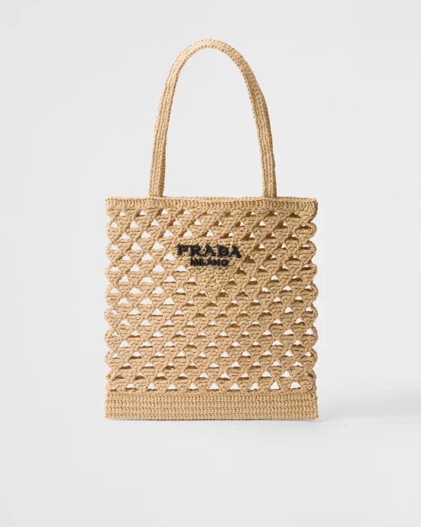 Totes | Totes*Prada Crochet tote bag Natural