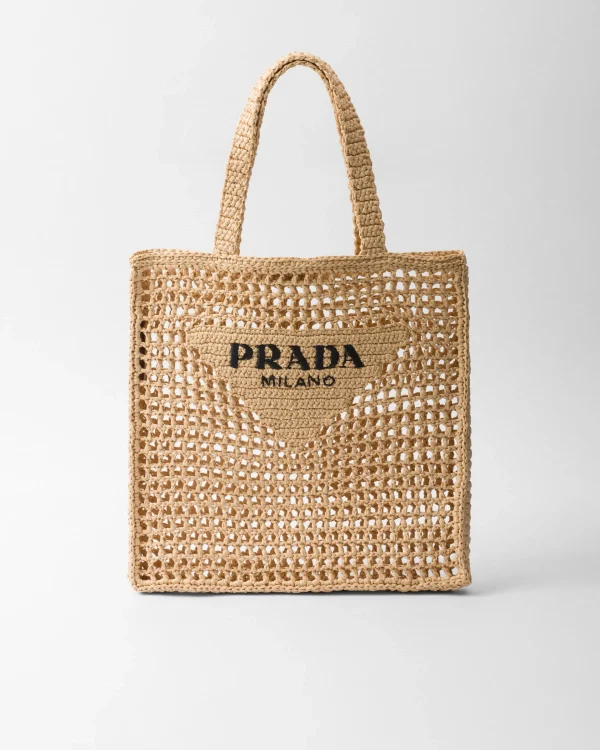 Totes | Totes*Prada Crochet tote bag Natural