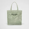 Totes | Totes*Prada Crochet tote bag Aqua