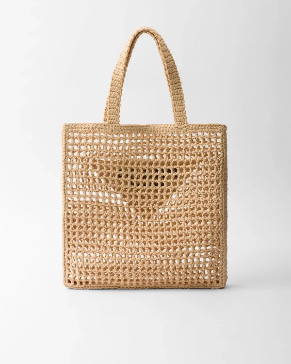 Totes | Totes*Prada Crochet tote bag Natural