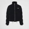 Outerwear*Prada Cropped down jacket Black