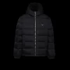 Outerwear*Prada Cropped Re-Nylon down jacket Black