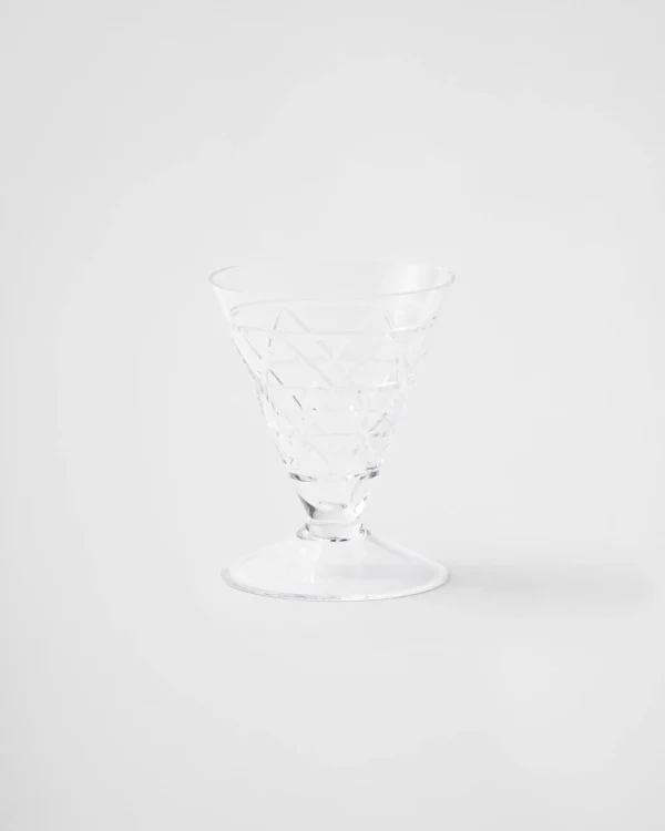 Glassware*Prada goblet - Triangles Crystal