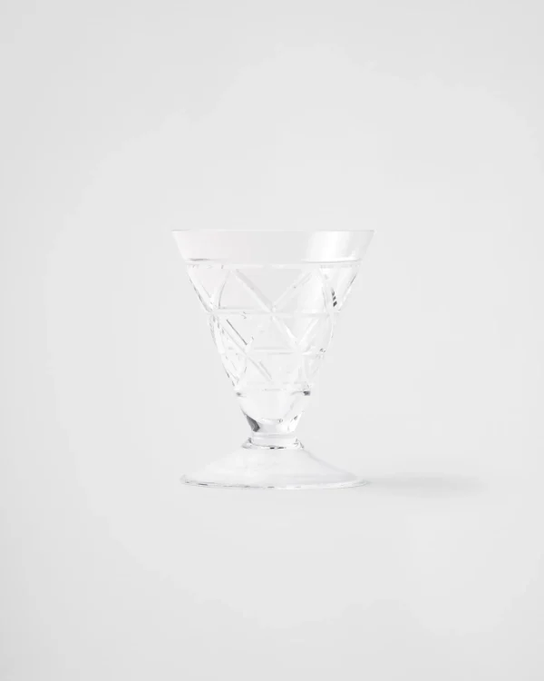 Glassware*Prada goblet - Triangles Crystal