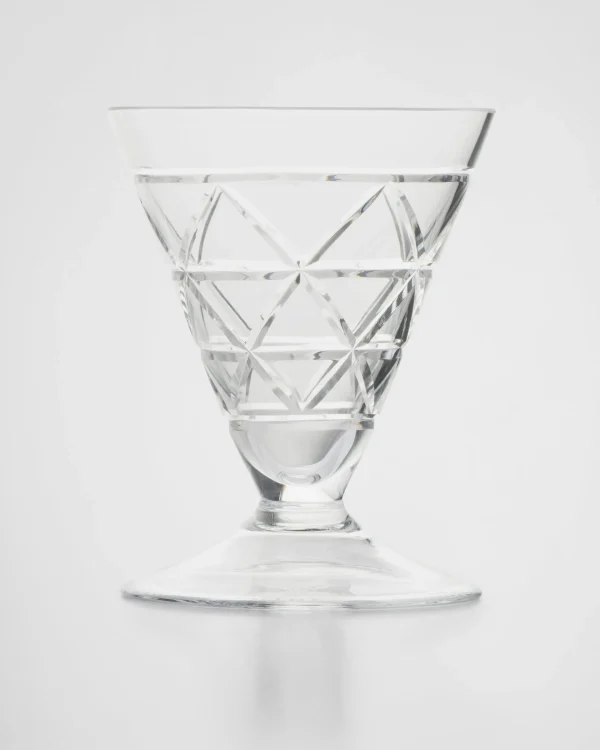 Glassware*Prada goblet - Triangles Crystal