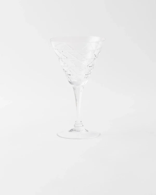 Glassware*Prada red wine glass - Triangles Crystal