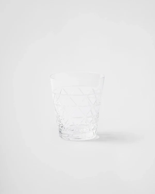 Glassware*Prada water glass - Triangles Crystal