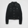 Denim*Prada Denim blouson jacket Black