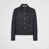 Denim*Prada Denim blouson jacket Navy