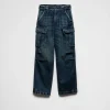 Denim*Prada Denim cargo jeans Navy