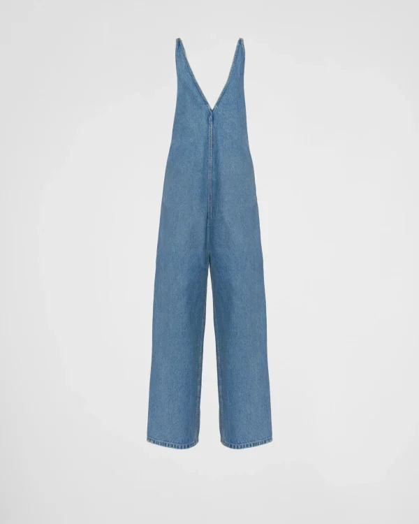 Denim*Prada Denim jumpsuit Midblue