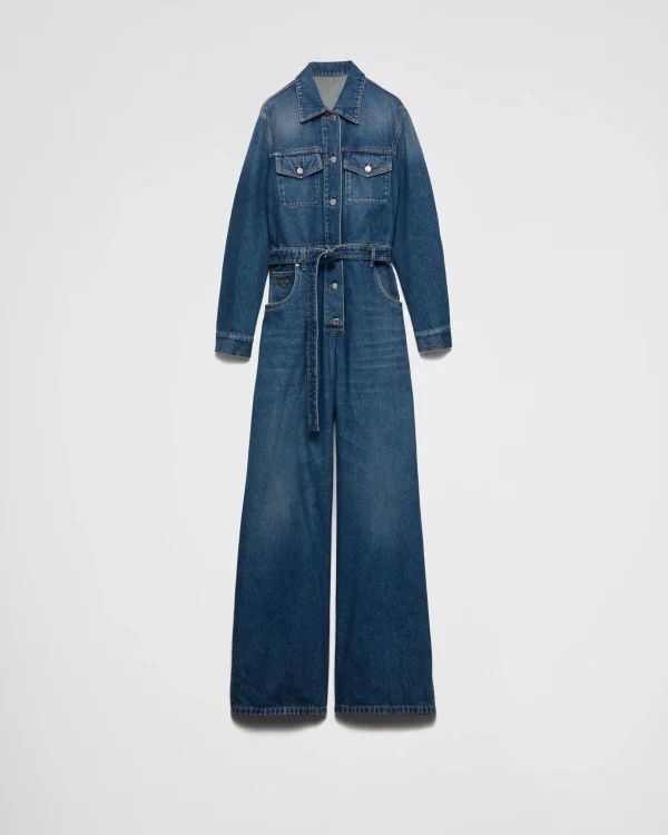 Denim*Prada Denim jumpsuit Navy