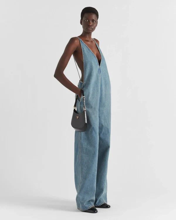 Denim*Prada Denim jumpsuit Midblue