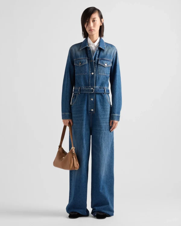 Denim*Prada Denim jumpsuit Navy