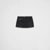 Denim*Prada Denim miniskirt Black